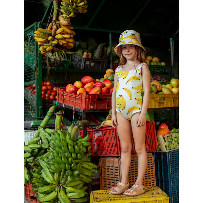 Platanos Negro Reversible Sun&Moon One Piece Swimsuit, Multicolor - One Pieces - 6