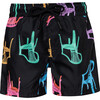 Silla De Tierra Caliente Negro Swimshorts, Black - Swim Trunks - 1 - thumbnail