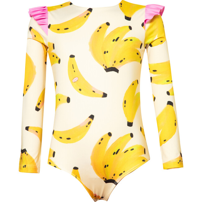 Banano Colombiano Wings Longsleeve Swimsuit, Print