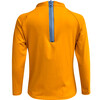 Mostaza Long Raglan Sleeve Solid Rashguard, Mustard - Rash Guards - 3