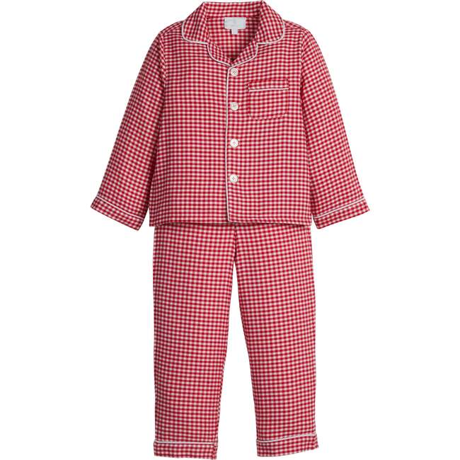 Classic Pajama Set, Red Gingham