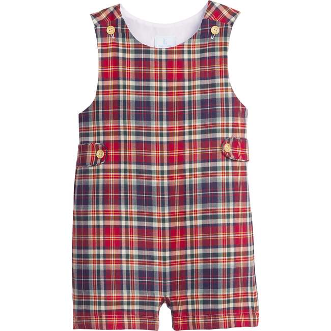 Button Tab John John, Middleburg Plaid