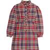 Ruffled Shirt Dress, Middleburg Plaid - Dresses - 1 - thumbnail