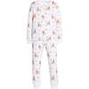 Ruffled Printed Jammies, Reindeer Games - Pajamas - 1 - thumbnail