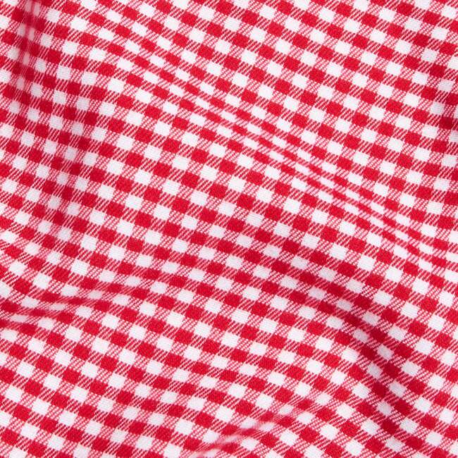 Classic Pajama Set, Red Gingham - Pajamas - 4