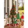 Ruffled Peter Pan Blouse, Mistletoe Tartan - Blouses - 3