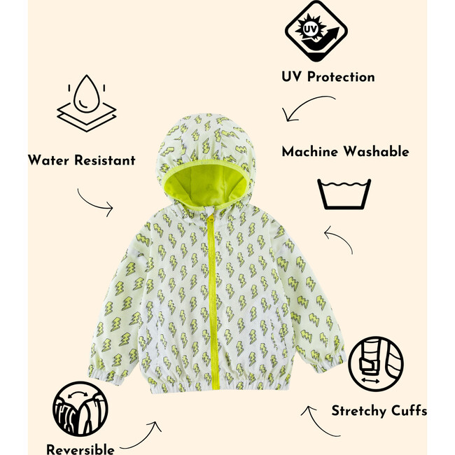 Nova Reversible Windbreaker, Lightning - Jackets - 3