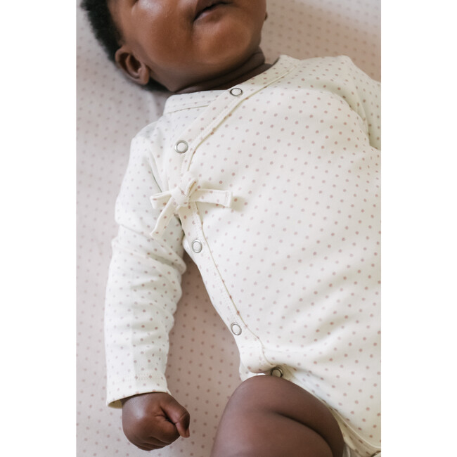 Kimono One-Piece, Pin-Dot-Peony - Onesies - 2
