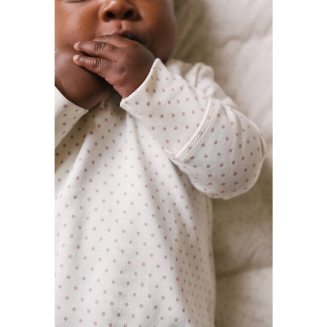 Kimono Romper, Pin-Dot-Peony - Rompers - 6