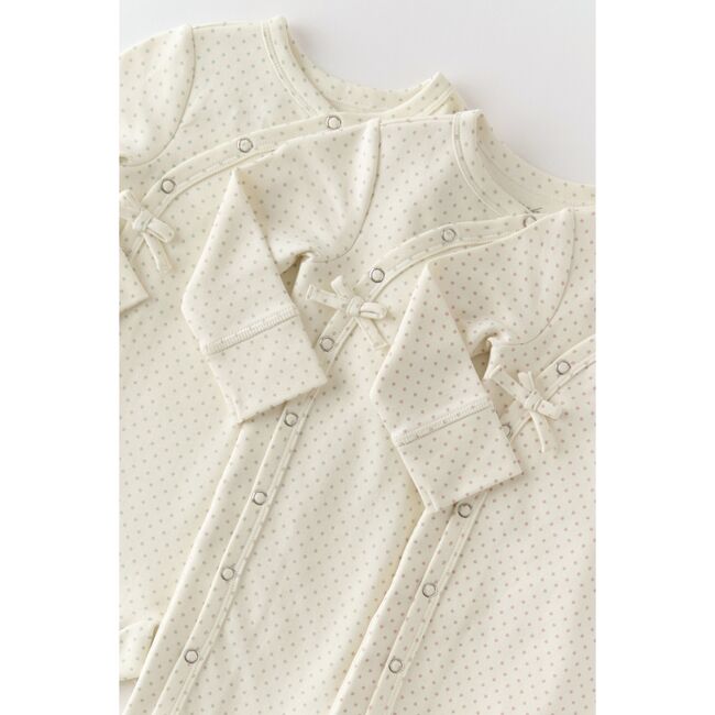 Kimono Romper, Pin-Dot-Peony - Rompers - 8