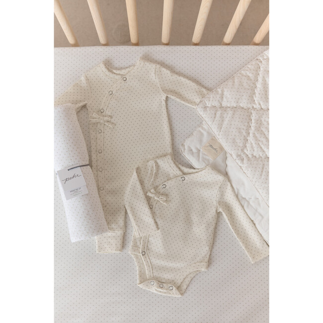 Kimono One-Piece, Pin-Dot-Pebble - Onesies - 4