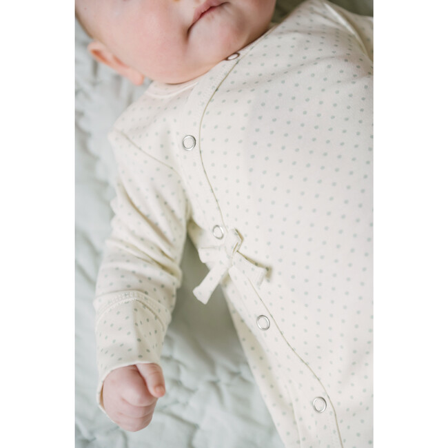 Kimono Romper, Pin-Dot-Sea - Rompers - 2