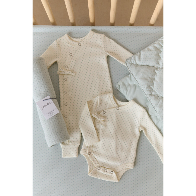 Kimono Romper, Pin-Dot-Sea - Rompers - 4