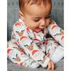 The Organic Zipper Footie, Santa Squad - Footie Pajamas - 1 - thumbnail