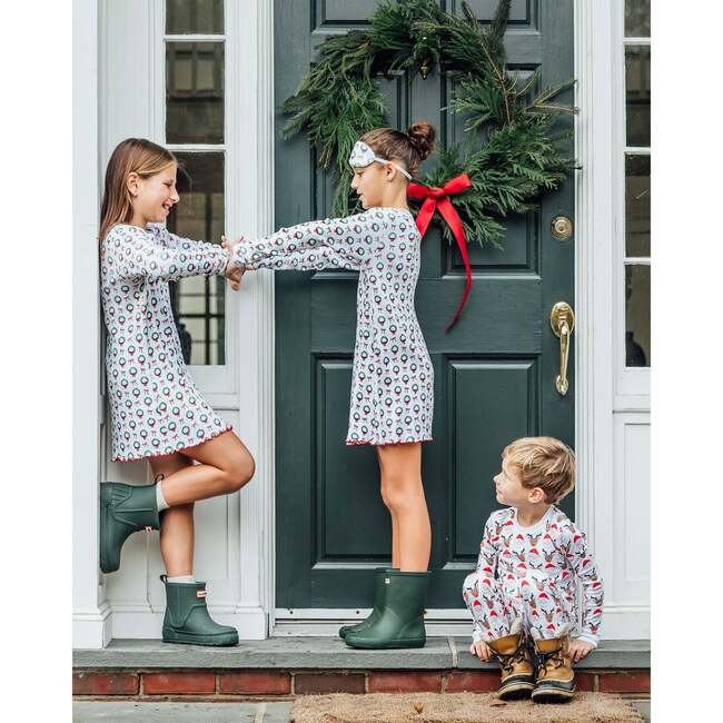 The Organic Long Sleeve Rib Dress, Fa La La - Dresses - 2