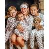 The Organic Zipper Footie, Santa Squad - Footie Pajamas - 2