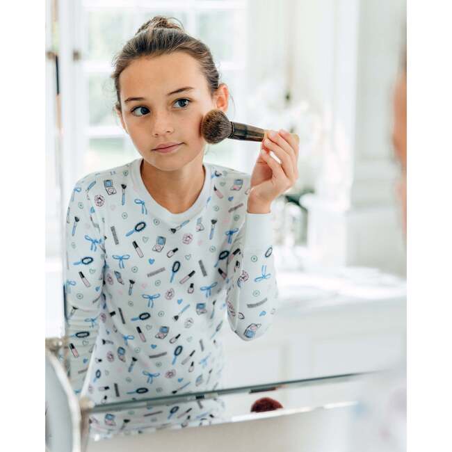 The Organic Long Sleeve Pajama Set, Spa Day