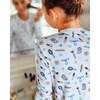 The Organic Long Sleeve Pajama Set, Spa Day - Pajamas - 3