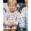 The Organic Long Sleeve Pajama Set, Santa Squad - Pajamas - 4