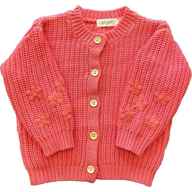 Poppy Flower Cardigan