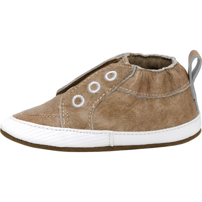 Stylish Steve Tan Soft Sole - Crib Shoes - 2