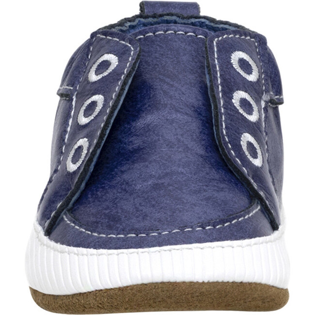 Stylish Steve Navy Soft Sole - Crib Shoes - 3