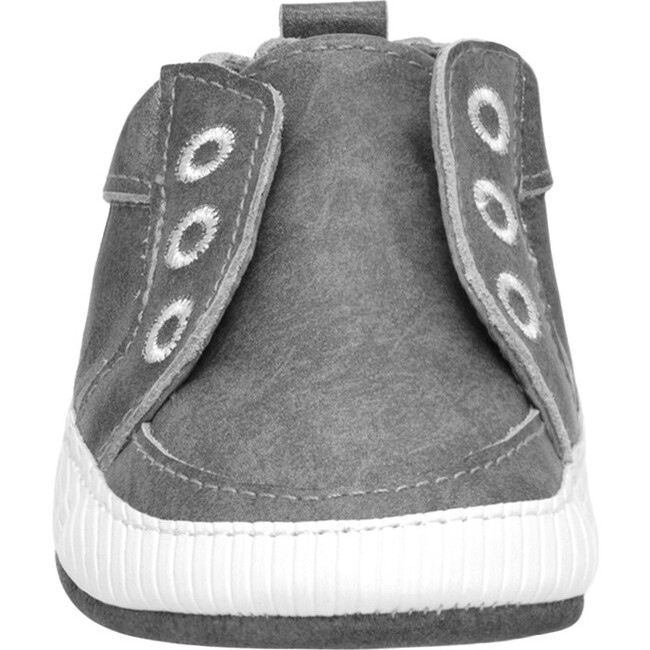 Stylish Steve Grey Soft Sole - Crib Shoes - 3