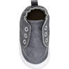 Stylish Steve Grey Soft Sole - Crib Shoes - 6