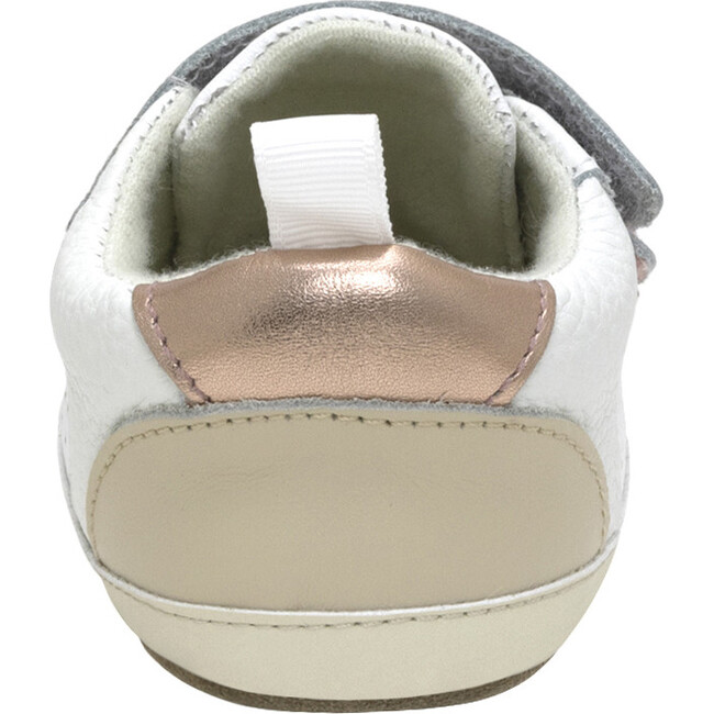 Novie White First Kick Prewalker - Crib Shoes - 4