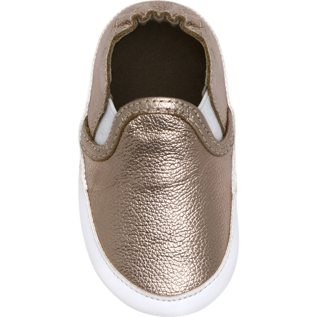 Leah Basic Rose Gold Soft Sole - Crib Shoes - 6