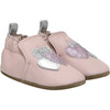 Heart Sparkle Lt Pink Soft Sole - Crib Shoes - 1 - thumbnail