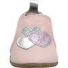 Heart Sparkle Lt Pink Soft Sole - Crib Shoes - 3