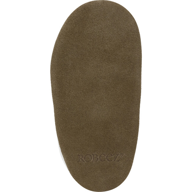 Glowing Dinos Charcoal Soft Sole - Crib Shoes - 6