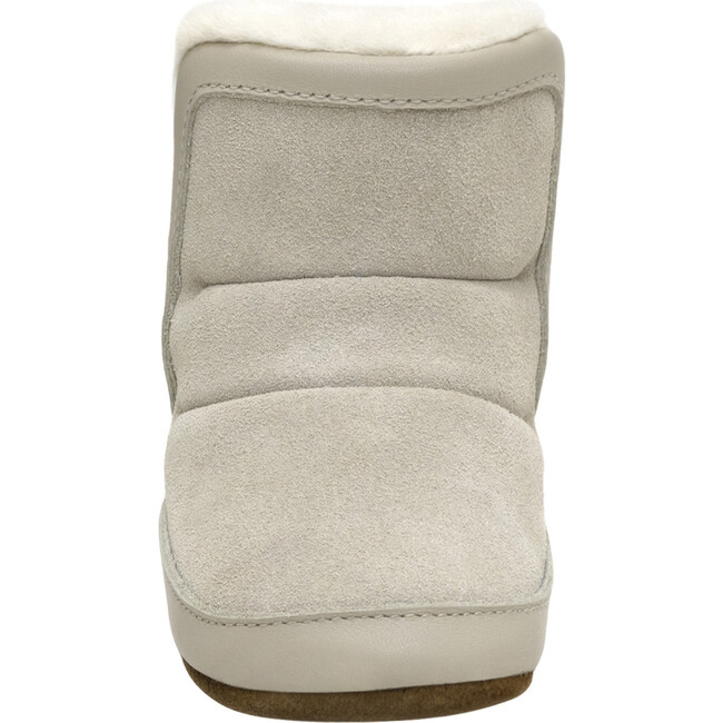 Cozy Cuff Taupe Soft Sole Boot - Crib Shoes - 3