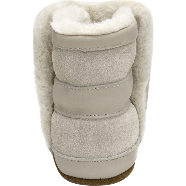 Cozy Cuff Taupe Soft Sole Boot - Crib Shoes - 4