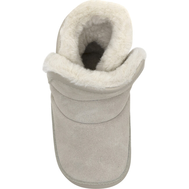 Cozy Cuff Taupe Soft Sole Boot - Crib Shoes - 6