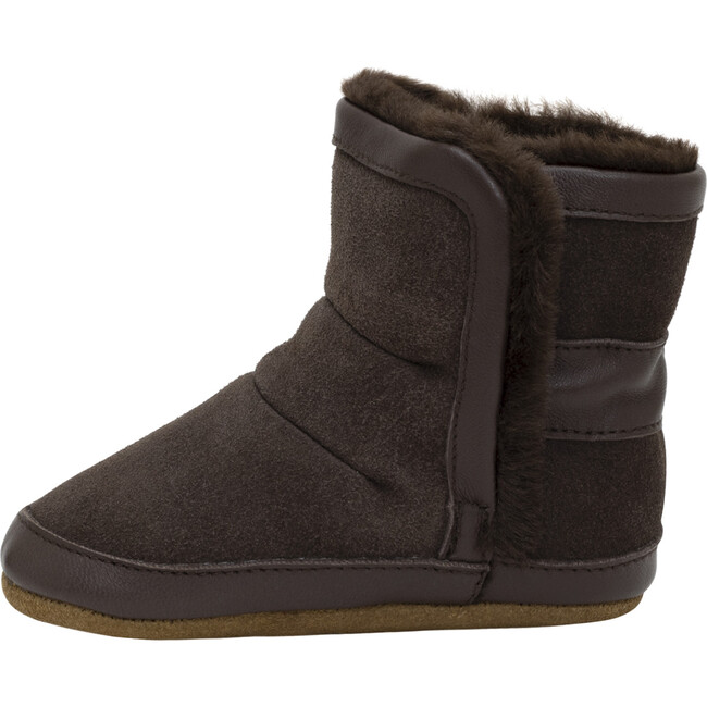Cozy Cuff Brown Soft Sole Boot - Crib Shoes - 2