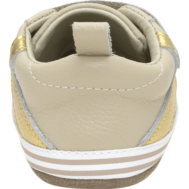 Addie Taupe First Kick Prewalker - Crib Shoes - 4