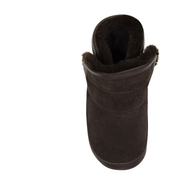 Cozy Cuff Brown Soft Sole Boot - Crib Shoes - 6