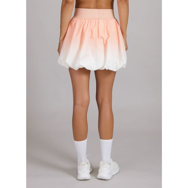 SERENA Skirt, Peach/white - Skirts - 4