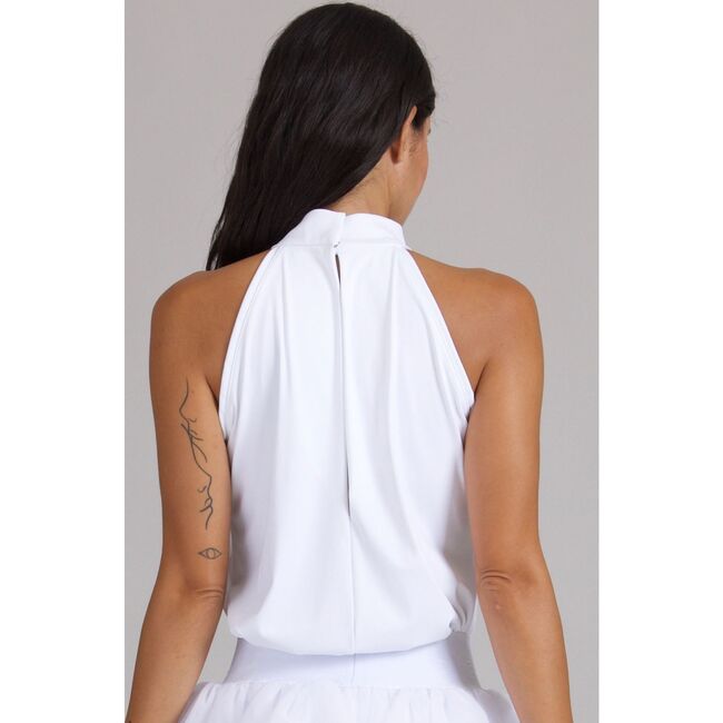 SOFIA Tank Top, White - Tank Tops - 5