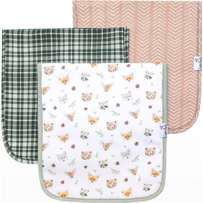 Burp Cloth Set, Wilder