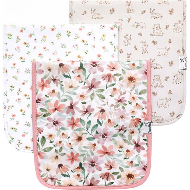 Burp Cloth Set, Natalie