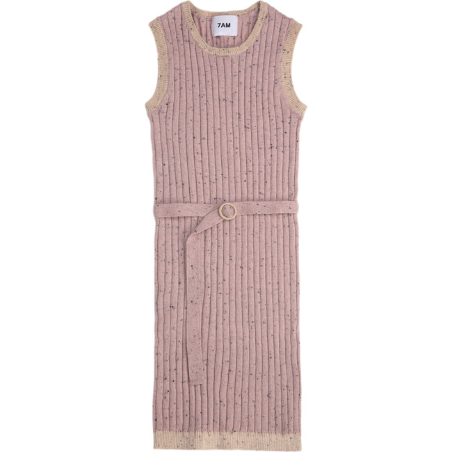 Sleeveless Retro Dress, Ash Rose - Dresses - 1