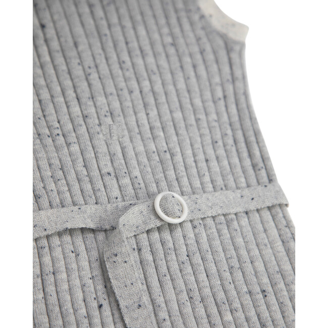 Sleeveless Retro Dress, Heather Grey - Dresses - 3