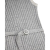 Sleeveless Retro Dress, Heather Grey - Dresses - 3
