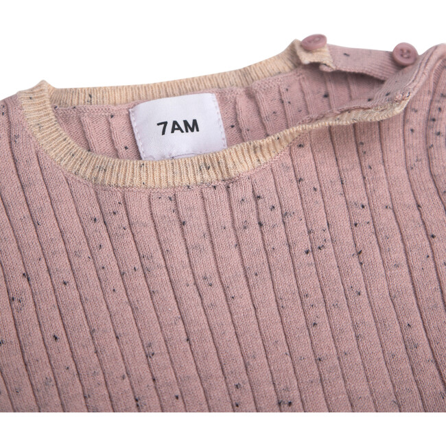 Short Sleeve Retro Dress, Ash Rose - Dresses - 3