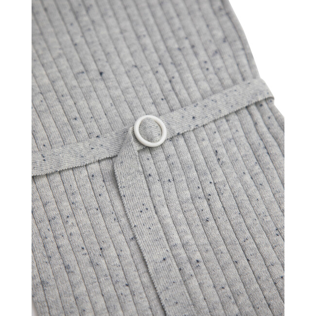 Short Sleeve Retro Dress, Heather Grey - Dresses - 3