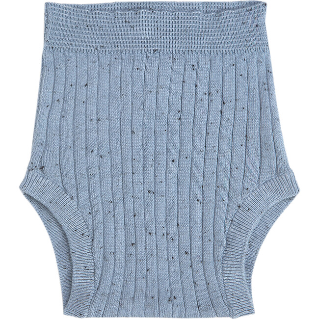 Ribbed Knit Retro Bloomers, Lake Blue - Bloomers - 1