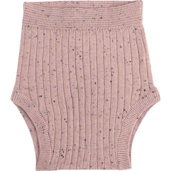 Ribbed Knit Retro Bloomers, Ash Rose - Bloomers - 1